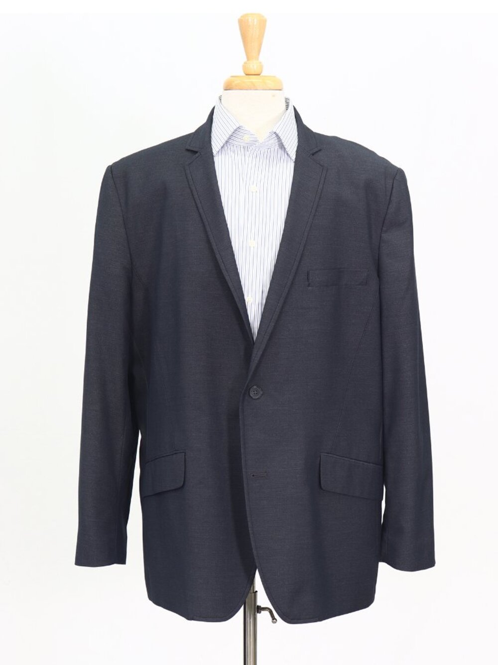 INC 48L Gray Blazer Sport Coat Jacket 2-Button Solid M054